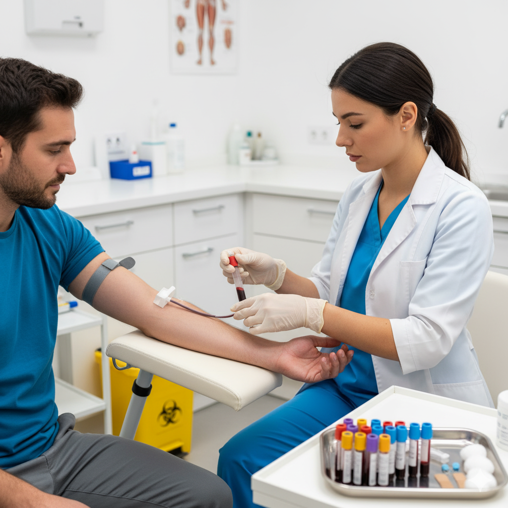 Prelevare probe laborator